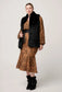 *PREORDER* HAZEL FAUX FUR VEST - BLACK