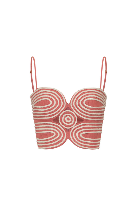 *PREORDER* BAIA CROP TOP - BLUSH PINK