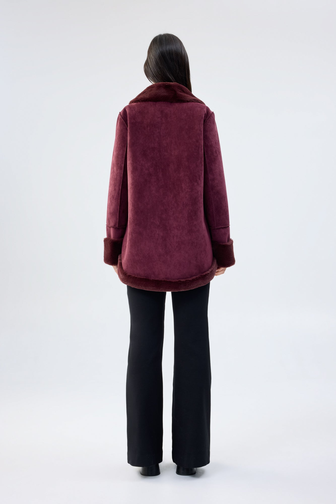 PERFECT STRANGER JACKET - BURGUNDY