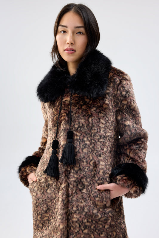 PLANET EARTH COAT - LEOPARD