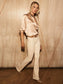 DANI SILK BLOUSE - PETAL
