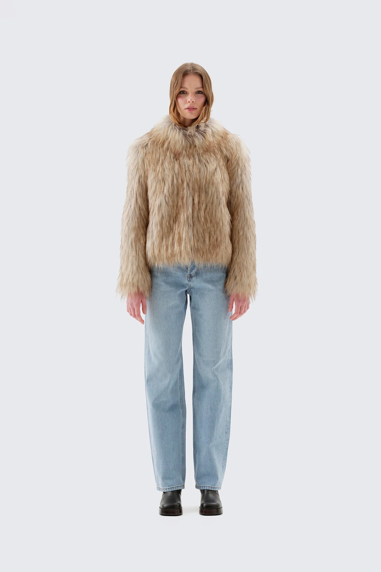 FUR DELISH JACKET - NATURAL