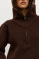 *PREORDER* RIVA QUARTER ZIP JACKET - CHOCOLATE