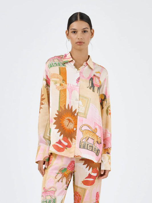 SOLENE SHIRT - PINK CITY