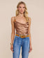 *PREORDER* LUX BUCKLE-STRAP CAMISOLE - HAZELNUT