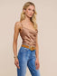*PREORDER* LUX BUCKLE-STRAP CAMISOLE - HAZELNUT