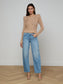 MIO CABLE CROP PULLOVER - SOFT CAMEL