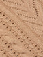 MIO CABLE CROP PULLOVER - SOFT CAMEL