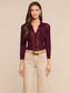 *PREORDER* CARINE TOP - DEEP SANGRIA