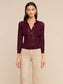 *PREORDER* CARINE TOP - DEEP SANGRIA