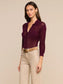 *PREORDER* CARINE TOP - DEEP SANGRIA