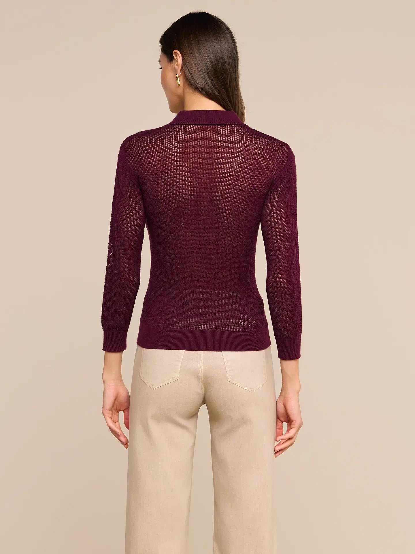 *PREORDER* CARINE TOP - DEEP SANGRIA