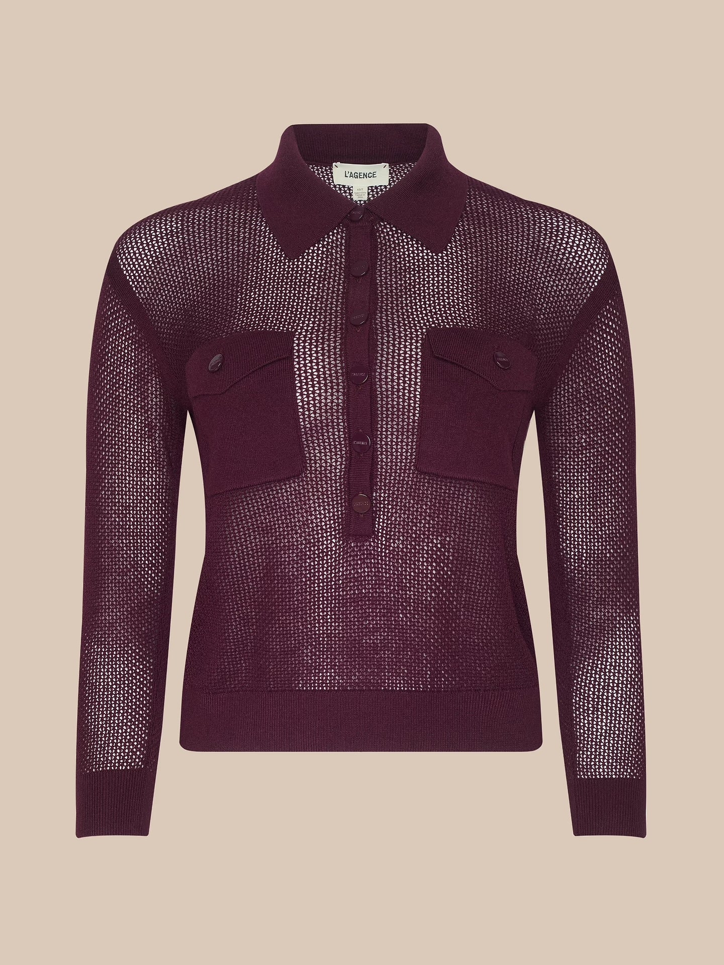 *PREORDER* CARINE TOP - DEEP SANGRIA