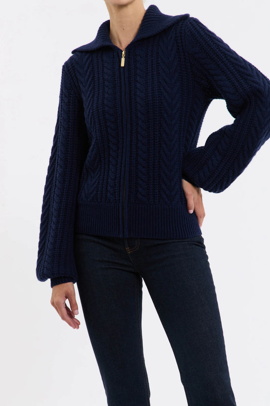 SAYLOR KNIT JUMPER - NAVY