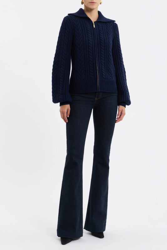 SAYLOR KNIT JUMPER - NAVY