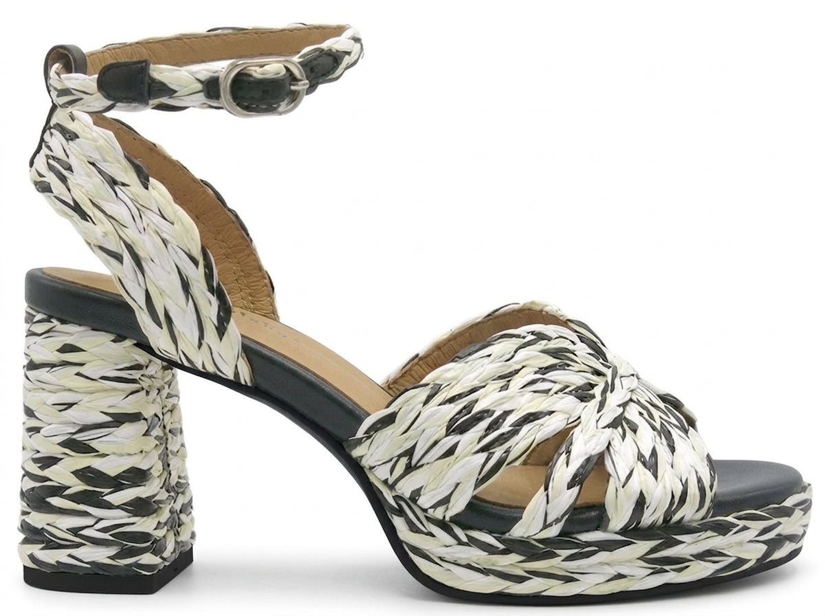 HEELS - BLACK/BONE
