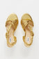 IVERLY KNOT WEDGE - GOLD