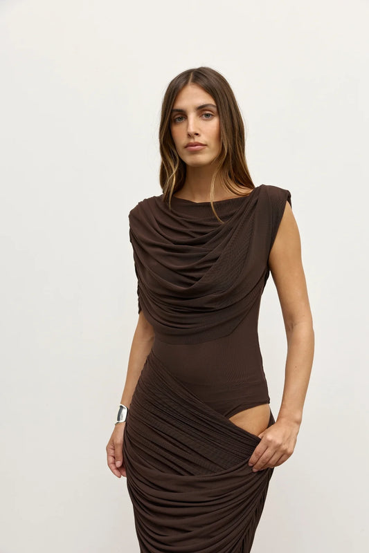*PREORDER* SORELLA BODYSUIT - ASH