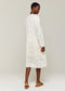 POINTELLE ZEBRA MAXI CARDIGAN - WHITE