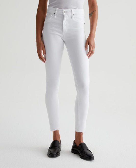 FARRAH SKINNY ANKLE JEAN - WHITE