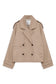*PREORDER* RICKIE CROPPED TRENCH - BEIGE