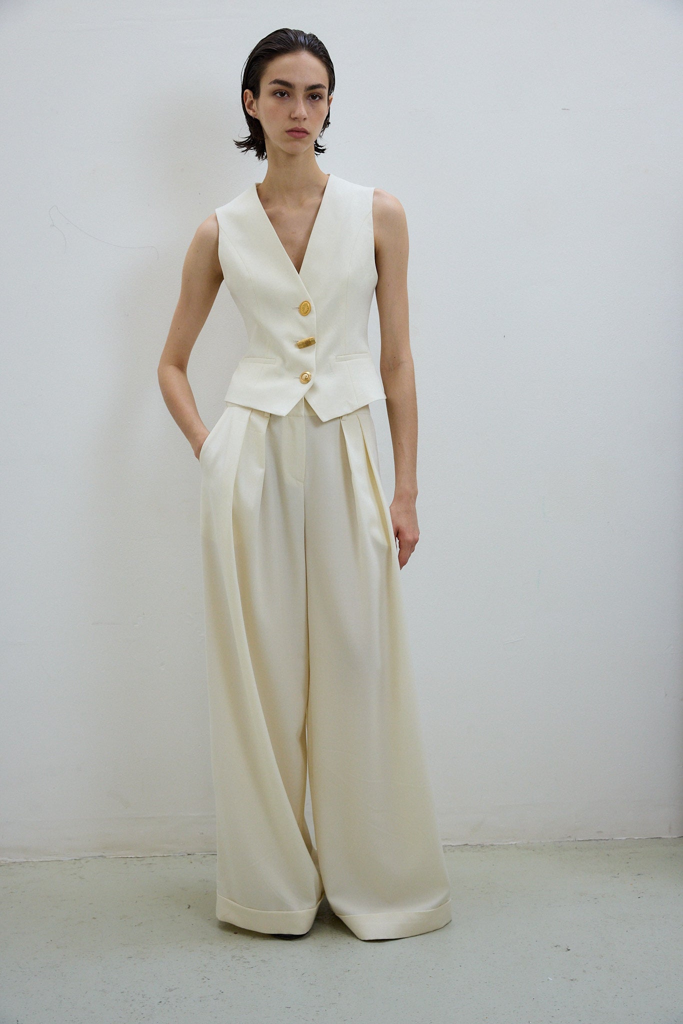 ANITA WAISTCOAT - BUTTER