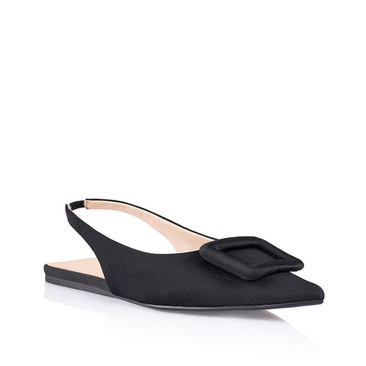 SYDNEY FLAT SANDAL - BLACK