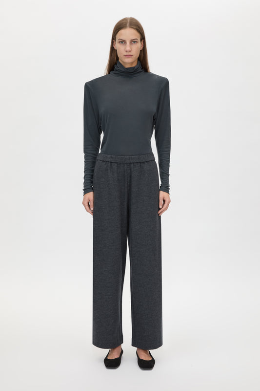 SABINA PANT - CHARCOAL MARLE