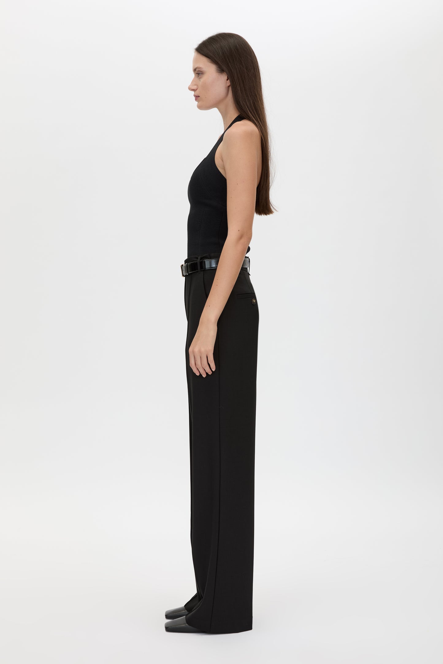 NOMIA STRAIGHT LEG PANT - BLACK