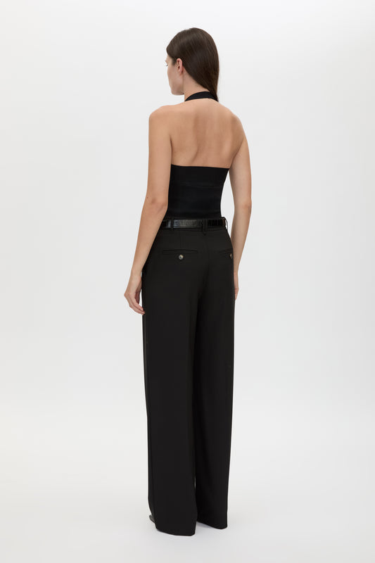 NOMIA STRAIGHT LEG PANT - BLACK