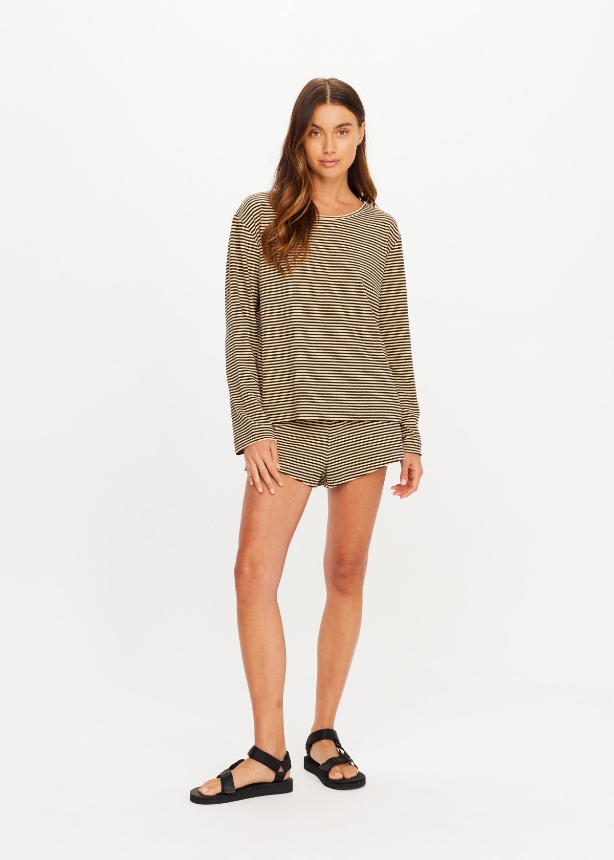 SANTOS RIO LONG SLEEVE TOP - STRIPE