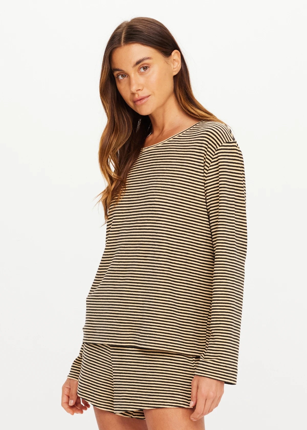 SANTOS RIO LONG SLEEVE TOP - STRIPE