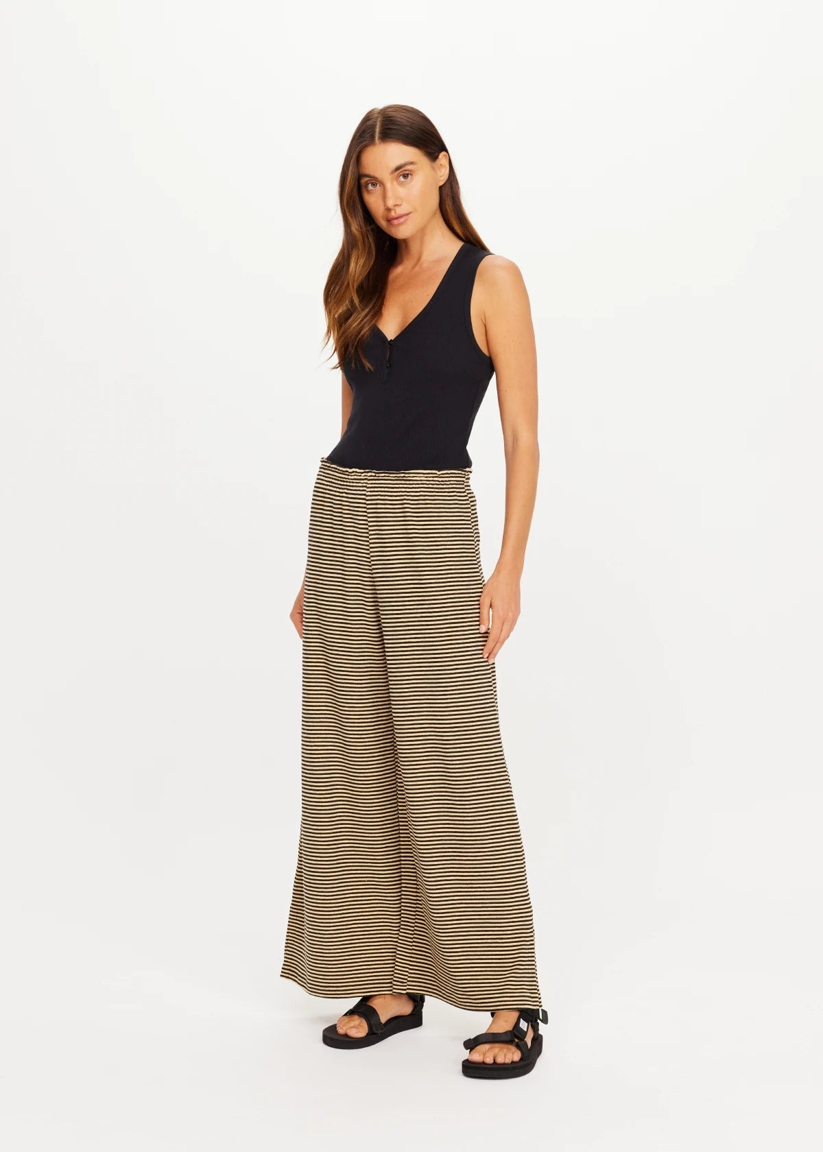 SANTOS ADRIEL SPLIT PANT - STRIPE
