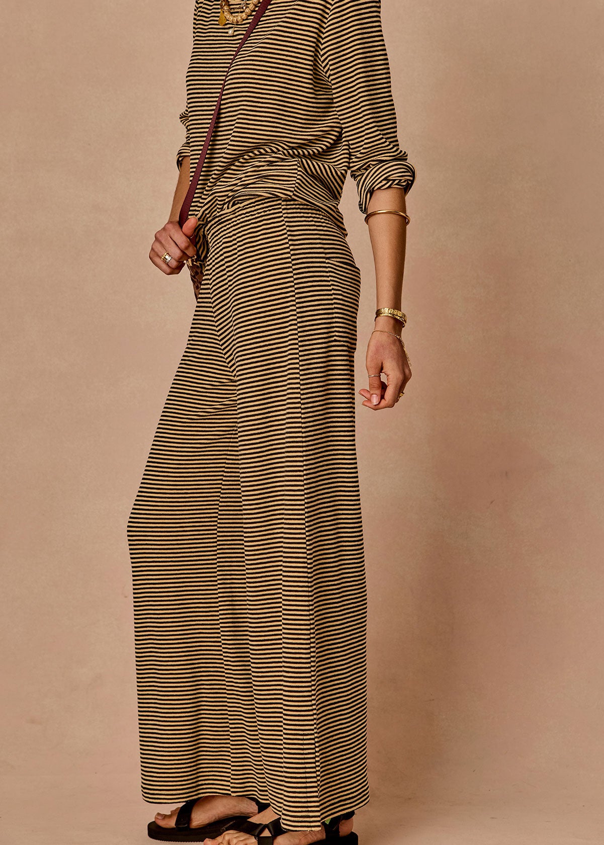 SANTOS ADRIEL SPLIT PANT - STRIPE