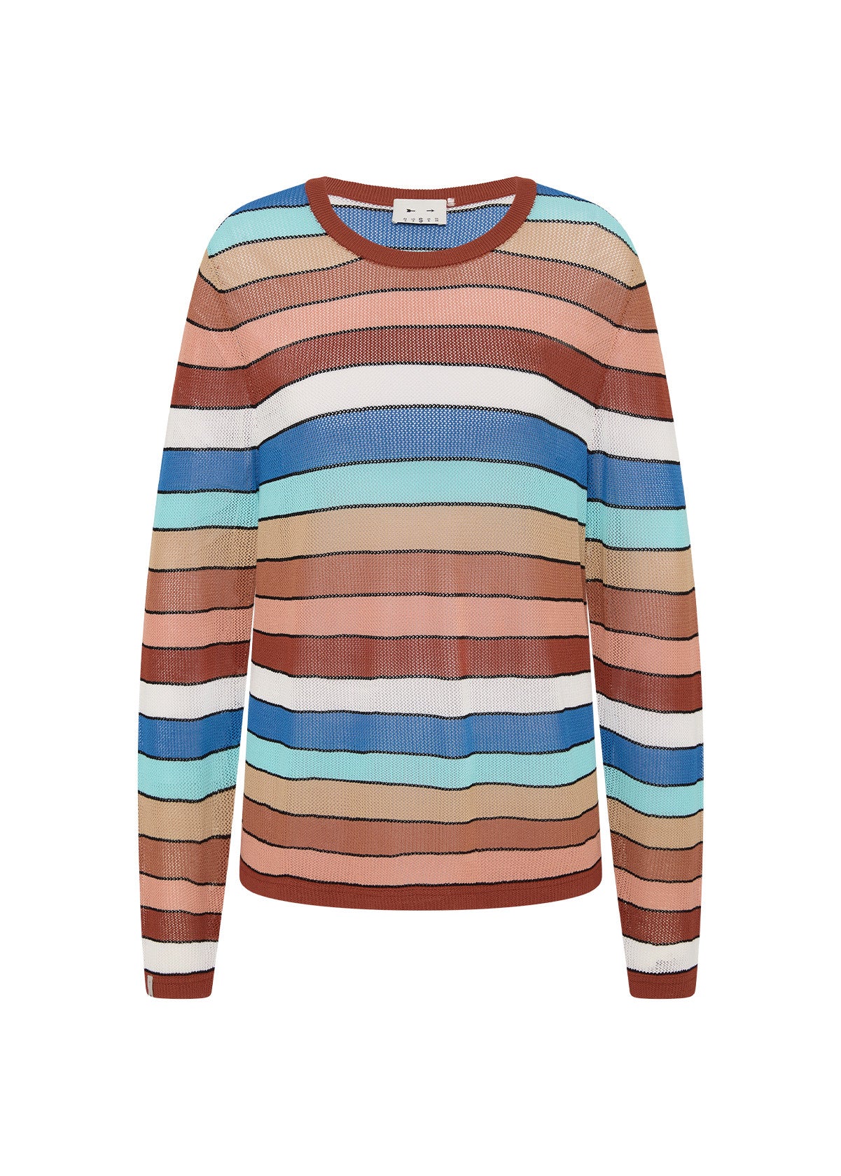 IZA MILLA LONG SLEEVE TOP -  STRIPE