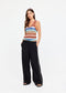 IZA JET KNIT TANK TOP - STRIPE
