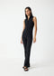 DIVINA LIZZY ZIP TANK TOP - BLACK