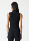 DIVINA LIZZY ZIP TANK TOP - BLACK