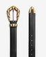 EMBELLA GOLD MEDIUM BELT - BLACK
