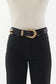 EMBELLA GOLD MEDIUM BELT - BLACK