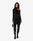 CHADIA ASYMMETRIC TOP - BLACK