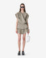 SCILLA DRAPED TOP - OLIVE GREEN
