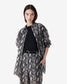 ALOUNE SHIRT - BLACK/WHITE/SILVER