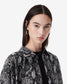 ALOUNE SHIRT - BLACK/WHITE/SILVER
