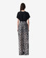 ASONA CARGO PANT - BLACK/WHITE/SILVER