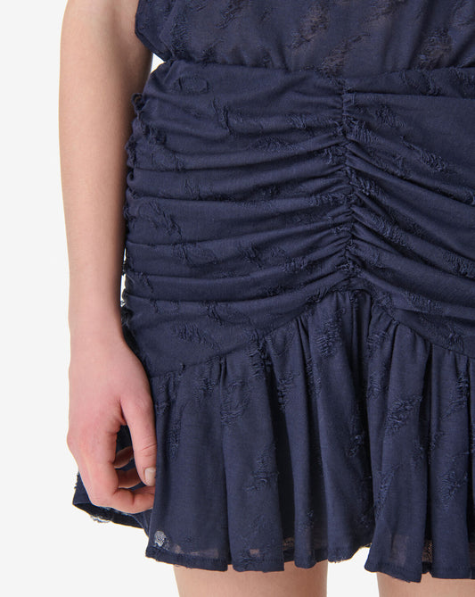 HASLEY MINI SKIRT - ANCHOR BLUE