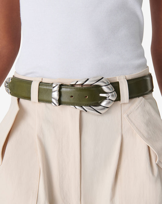 EMBELLA MEDIUM BELT - KIWI
