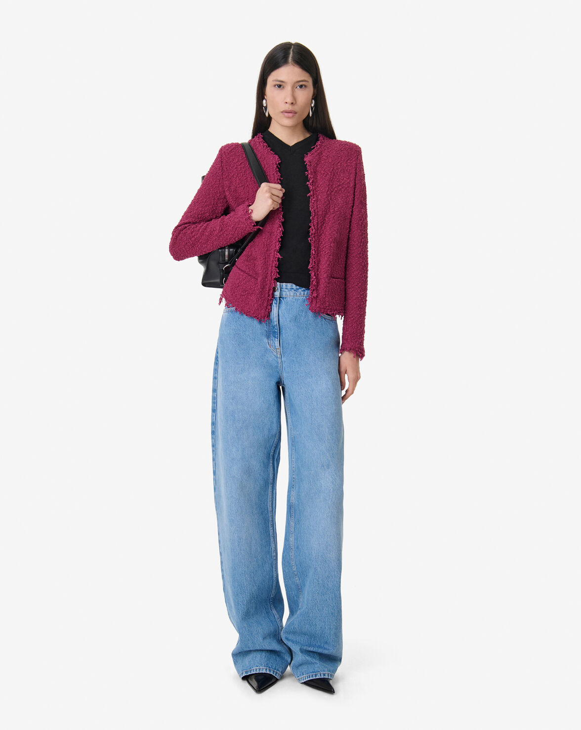SHAVANI JACKET - RASPBERRY