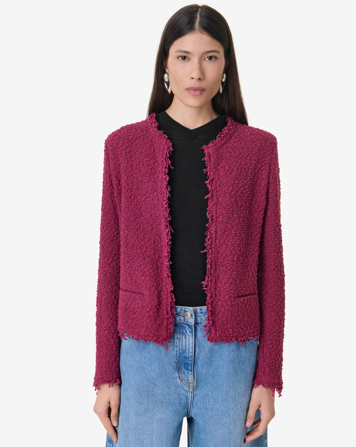 SHAVANI JACKET - RASPBERRY