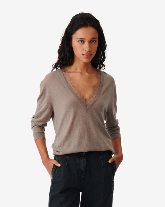 HABY PULLOVER - STONE GREY